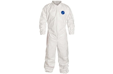 Image of Dupont Tyvek Coverall W/COLLAR XLCS25 TY125SWHXL00 Tyvek Coverall W/COLLAR XLCS25