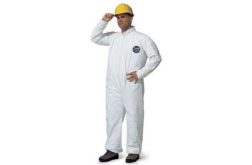 Image of DuPont Tyvek Coveralls TY120SWH2X00 Collared Coveralls Without Elastic