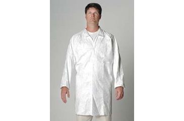 Image of Dupont Tyvek FROCK-5 Snaps Sm CS30 IC270SWHSM0B
