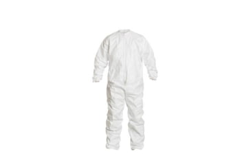 Image of DuPont Tyvek IsoClean Coverall, Clean-Processed and Sterile, White, Med, Case of 25, IC182BWHMDCS