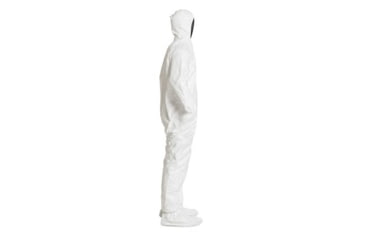 Image of DuPont Tyvek IsoClean Hooded Coverall Clean Processed w/PVC Soles Boots, White, Large, Case of 25, IC105SWHLG0C, Unit CS