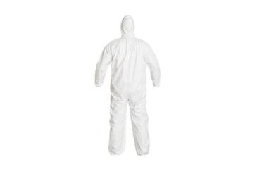 Image of DuPont Tyvek IsoClean Hooded Coverall, White, Large, Case of 25, IC180SWHLG00