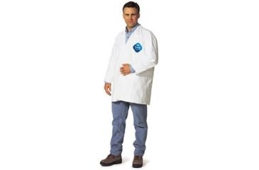 Image of Dupont Tyvek Labcoat W/COL-EL Lg CS30 TY216SWHLG00