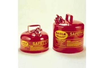 Image of Eagle Manufacturing Type I Safety Cans, Galvanized Steel, Eagle Manufacturing UI-20S 7.6 L (2 gal.)