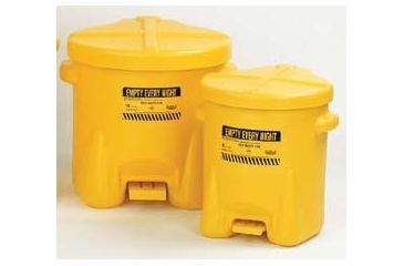 Image of Eagle Manufacturing Waste Can Poly Yellow 10GL 935-FLY