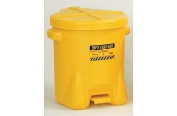 Image of Eagle Manufacturing Waste Can Poly Yellow 14GL 937-FLY