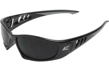Image of Edge Eyewear Baretti Safety Glasses Black Frame Smoke Lens Sb116