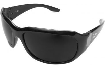 Image of Edge Eyewear Civetta Safety Glasses Black Frame Smoke Lens Polarized Tyc216