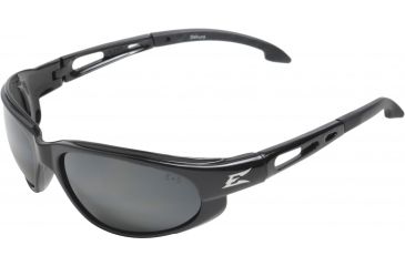 Image of Edge Eyewear Dakura Safety Glasses Black Frame Silver Mirror Lens Sw117