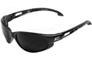 Image of Edge Safety Dakura Safety Glasses Black Frame Smoke Vapor Shield Lens Sw116vs