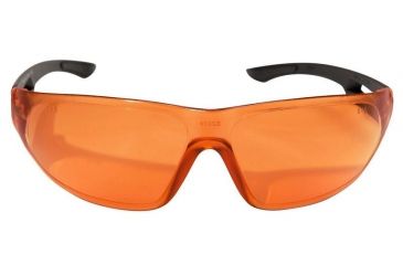 Image of Edge Eyewear Dragon Fire Safety Glasses - Black Frame, Tiger's Eye Lens XDF610