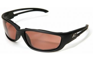 Image of Edge Eyewear Kazbek XL Polarized-Black / Copper "Driving" Lens with Gasket GTSK-XL215