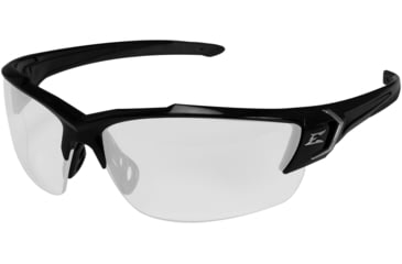 Image of Edge Eyewear Khor G2 Safety Glasses - Black Frame / Clear Lenses, One Size, SDK111-G2