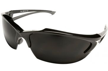 Image of Edge Eyewear Khor Safety Glasses Black Frame Smoke Lens Sdk116