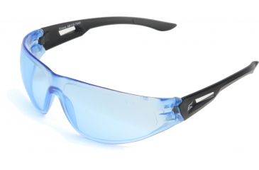 Image of Edge Eyewear Kirova Safety Glasses - Black Frame, Light Blue Lens AB113
