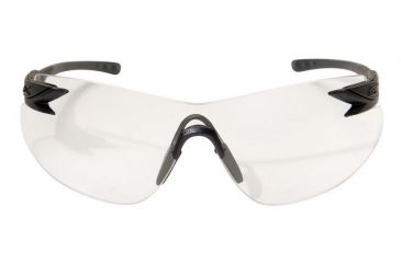 Image of Edge Eyewear Notch Safety Glasses - Black Frame, Clear Lens XN611