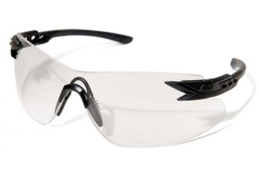 Image of Edge Eyewear Notch Safety Glasses - Black Frame, Clear Lens XN611