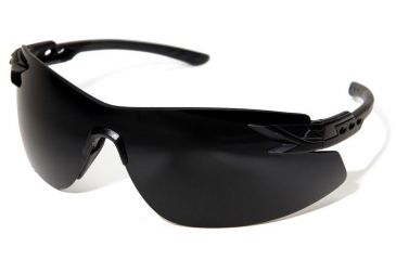 Image of Edge Eyewear Notch Safety Glasses - Black Frame, G-15 Lens XN61-G15