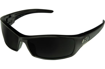Image of Edge Eyewear Reclus Safety Glasses - Black Frame / Polarized Smoke Lens, One Size, TSR216