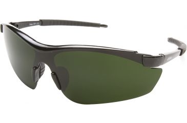 Image of Edge Eyewear Zorge Safety Glasses Black Frame Medium Welding Ir 5 0 Lens Dz11 Ir5