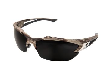 Image of Edge Safety Khor Glasses, Polarized, Forest Camouflage Frame, Smoke Lens, TSDK216CF