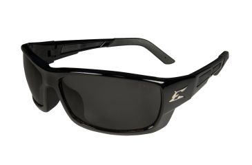Image of Edge Safety Mazeno Slim Fit Glasses, Black Frame, Smoke Lens, PM116