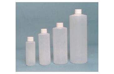 Image of Ep Scientific Cylinder Bottles With Caps, Case of 1, High-Density Polyethylene, Ep Scientific Products Level 1, 156-125W