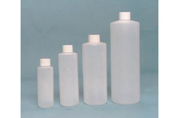 Image of EP Scientific Cylinder Bottles with Caps, High-Density Polyethylene, EP Scientific Products 357-250W Level 3