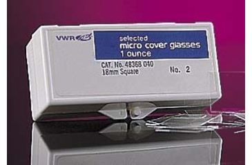 Image of Erie Scientific Micro Cover Glasses, Case of 1, Square, No. 2, 25X25-2