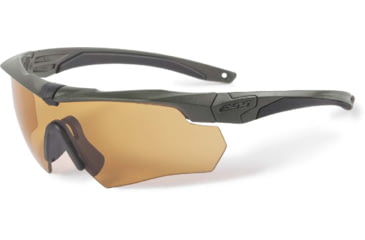 Image of ESS Crossbow Sunglasses, Stealth Olive Frame, HI-Def Bronze & Gray Lens, EE9007-21