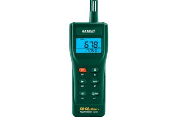 Image of Extech Instruments Indoor Air Quality CO/CO2 Meter, Green, CO260