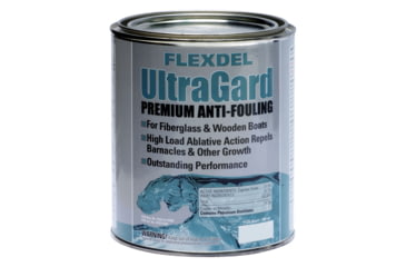 Image of Flexdel Ultragard Premium Antifouling Paint, Black, Quart, 65001