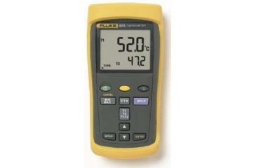 Image of Fluke Thermometer Dual Input YEL60HZ FLUKE52-2