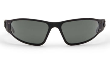 Image of Gatorz Wraptor Milspec Ballistic Z87.1 Sunglasses, Blackout Frame, Smoke w/Anti-Fog Lens, GZ-02-002