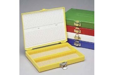 Image of Heathrow Microscope Slide Boxes, 100-Place HS15994C