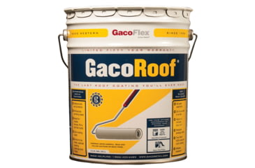 Image of Hengs Gacoroof Silicone Base Coat, Off-White, 5 Gallon, HGR1600-5