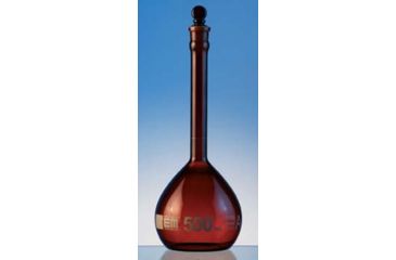 Image of Hirschmann Flask Amber 10 Ml PK2 264-G-10