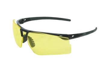 Image of Howard Leight Uvex Bayonet Eyewear Black Frame Amber Lens