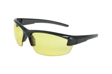 Image of Howard Leight Uvex Mercury Eyewear Black Frame Amber Lens
