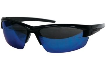 Image of Howard Leight Uvex Mercury Eyewear Black Frame Blue Lens