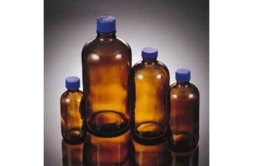 Image of I-Chem Bottle Amb W/PTFE CLOS8OZ CS12 249-0250