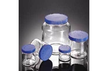Image of I-Chem Jar Wm Clr W/PTFE Tal 64OZ CS6 321-2000