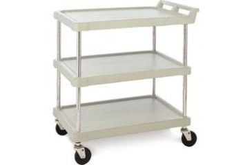 Image of Intermetro Industries Cart 3SHLF Gray 45.5X71X84.5CM BC1627-34G