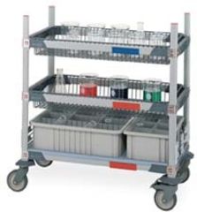 Image of Intermetro Industries Cart Blue COVER-SHORT Unit GWSVC41