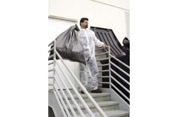 Image of International Enviroguard Coverall White Polypro Lg 25EA 2012L