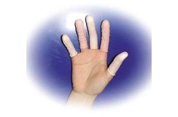 Image of Interworld Network Antistatic Latex Finger Cots, InterWorld 10144-104 Pink