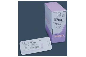 Image of Johnson & Johnson Suture 5/0 18 Vic Vio P-3 BX12 J463G