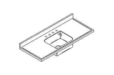 Image of Just Manufacturing Double Bowl Ss Sink Top DM-60-29