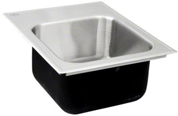 Image of Just Manufacturing Sink W/ Faucet Ledge Snglebowl SL-1815-A-GR