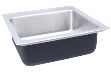 Image of Just Manufacturing Sink W/ Faucet Ledge Snglebowl SLXD2222A-GR